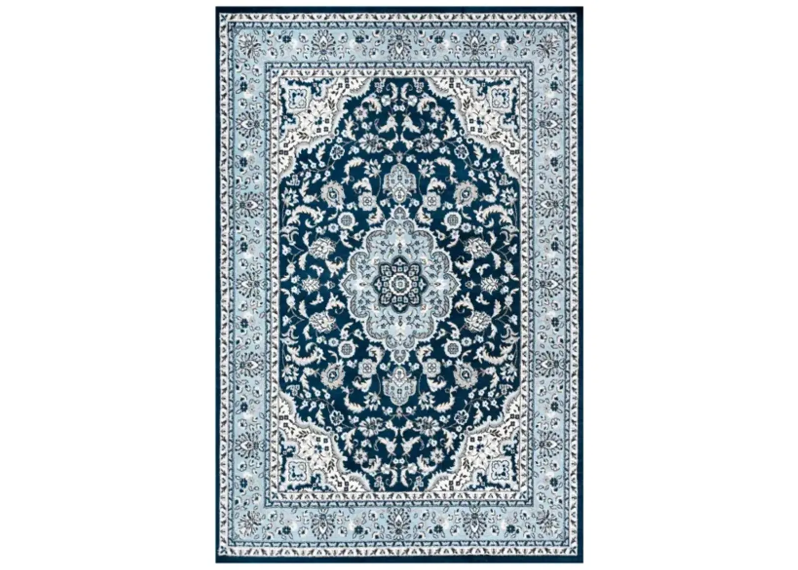 Palmette Modern Persian Floral Area Rug