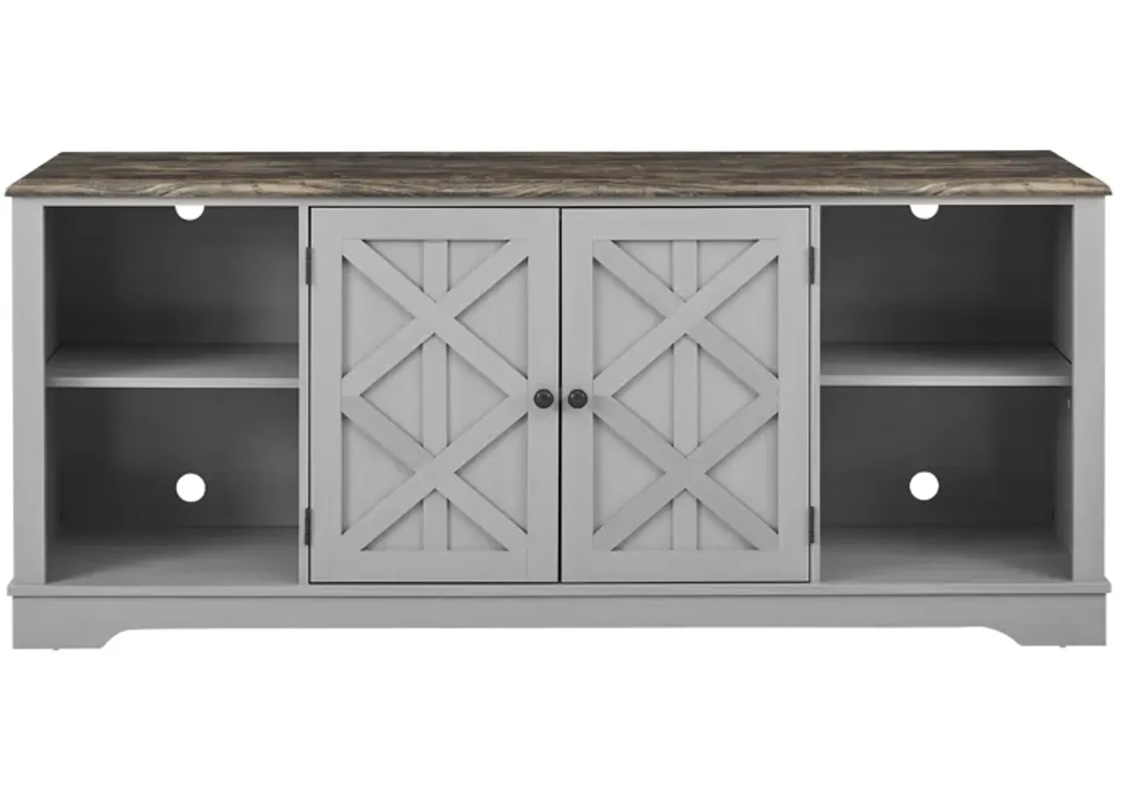 FESTIVO 70-inch Extra-Wide Rustic TV Stand for 80" TVs