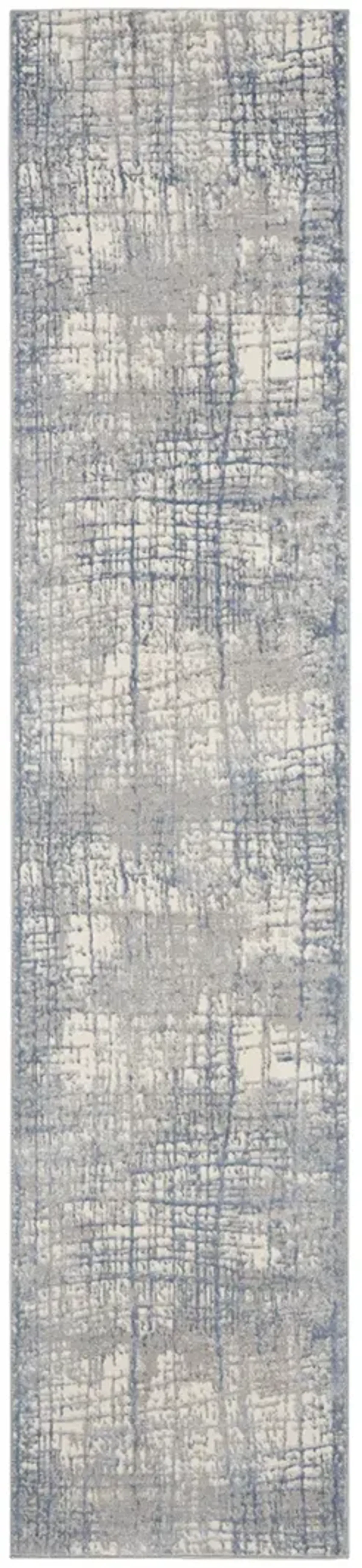 CK950 Rush CK950 Ivory/Blue 2'3" x 10' Rug