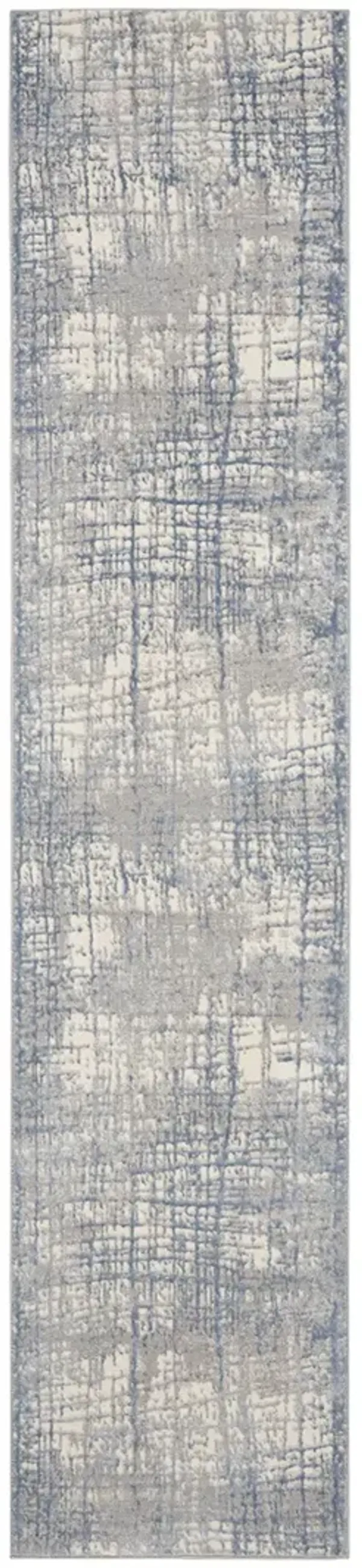 CK950 Rush CK950 Ivory/Blue 2'3" x 10' Rug