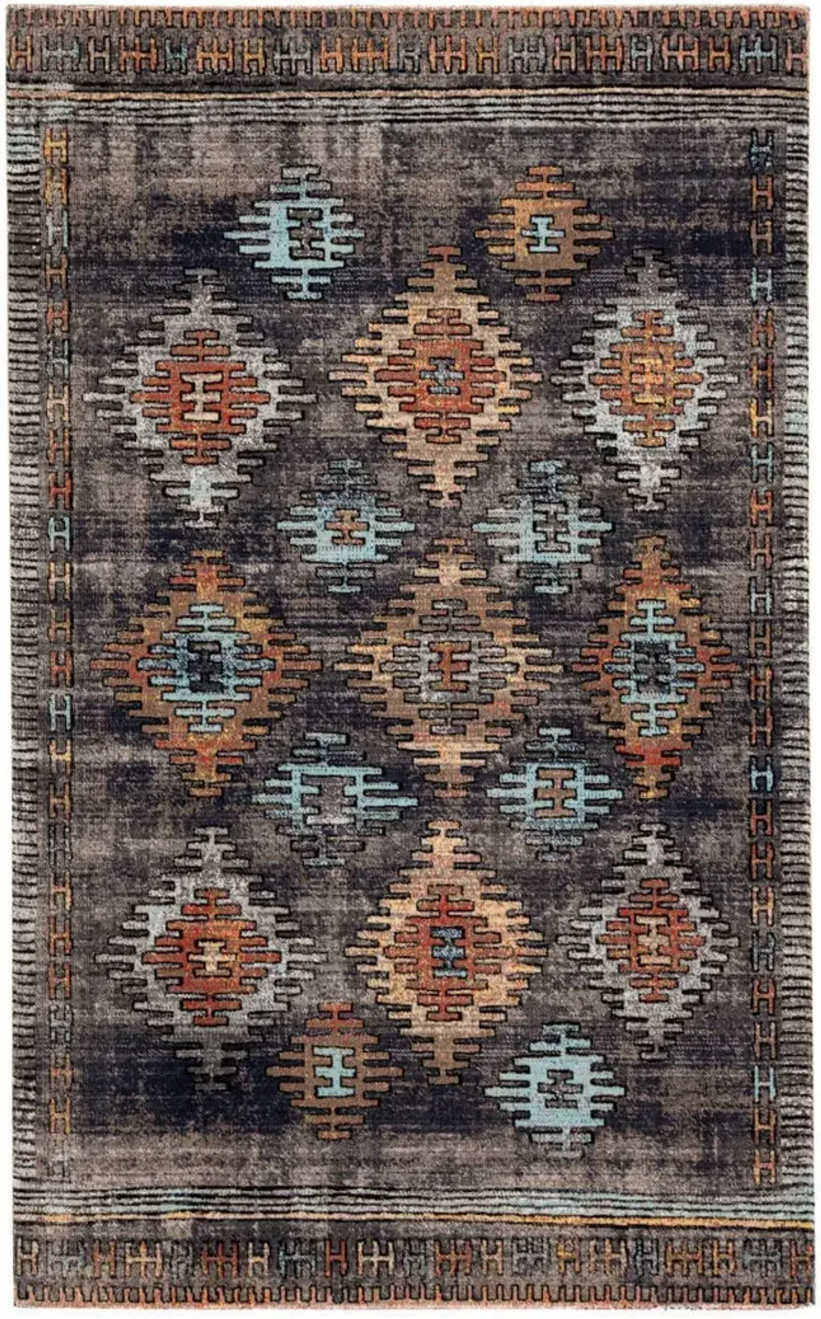 Polaris Dez Blue 8'10" x 12' Rug