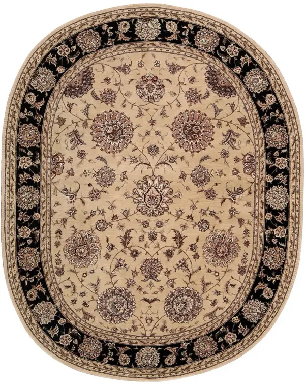 Nourison 2000 2207 Beige 7'6" x 9'6" Oval Rug