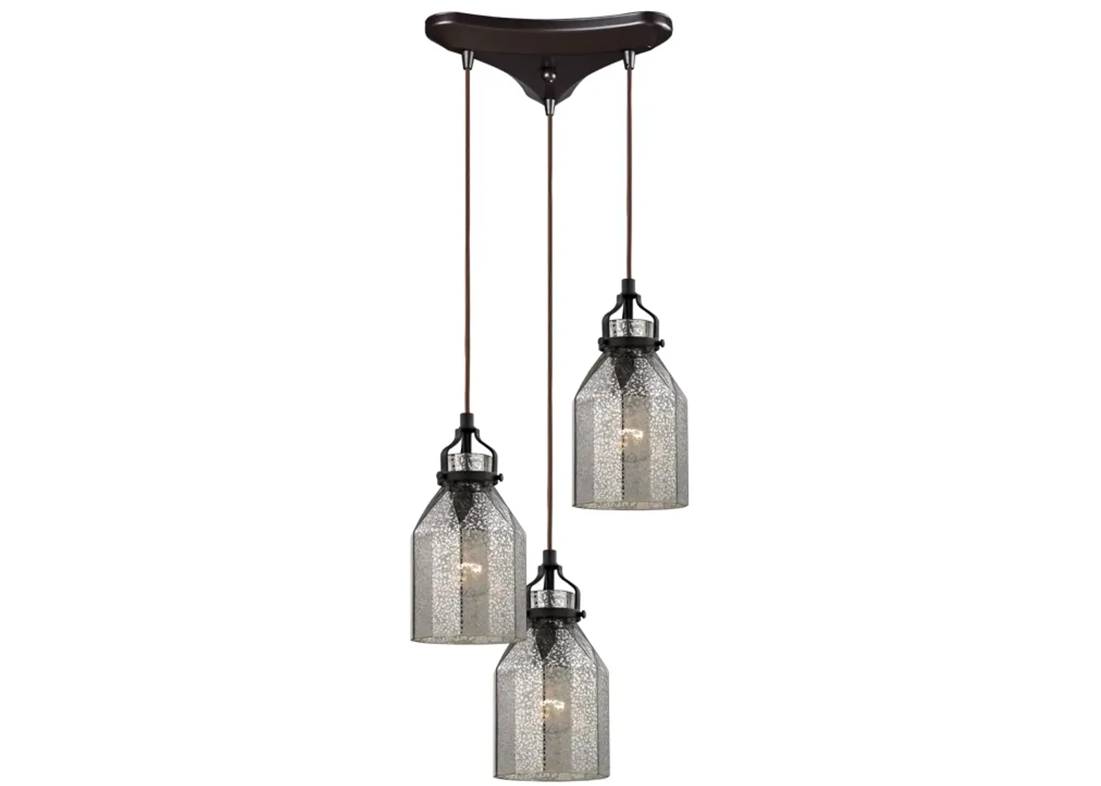 Danica 10" Wide 3-Light Mini Pendant