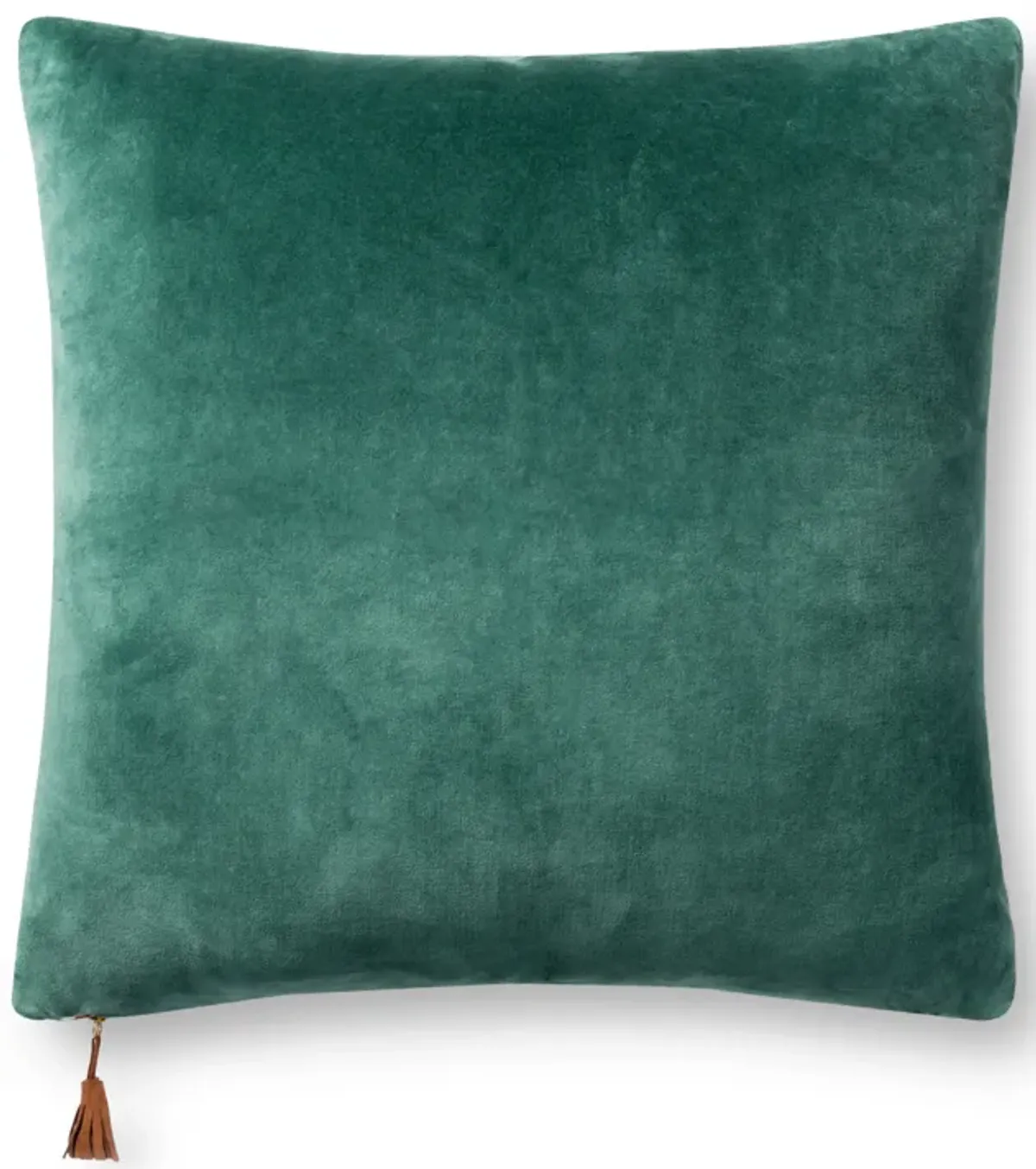P1153 Emerald/Amber 22"x22" Polyester Pillow by Magnolia Home by Joanna Gaines x Loloi
