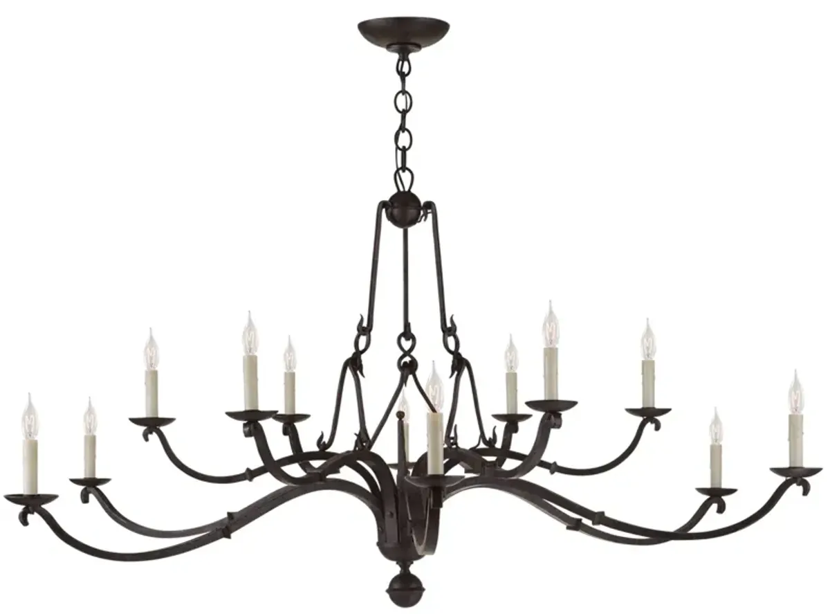 Allegra Lg 2-Tiered Chandelier