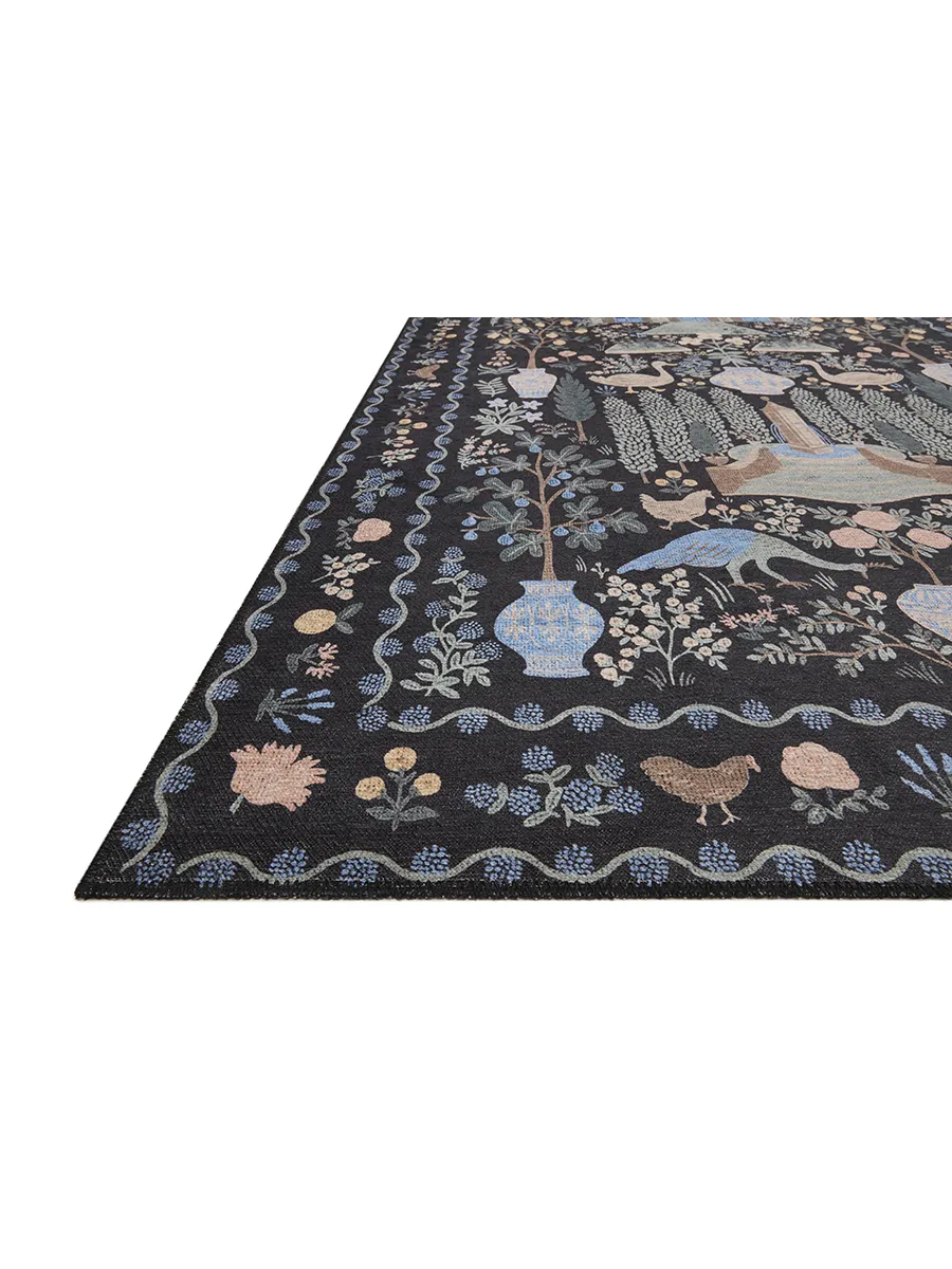 Menagerie MEN03 Black 7'6" x 9'6" Rug