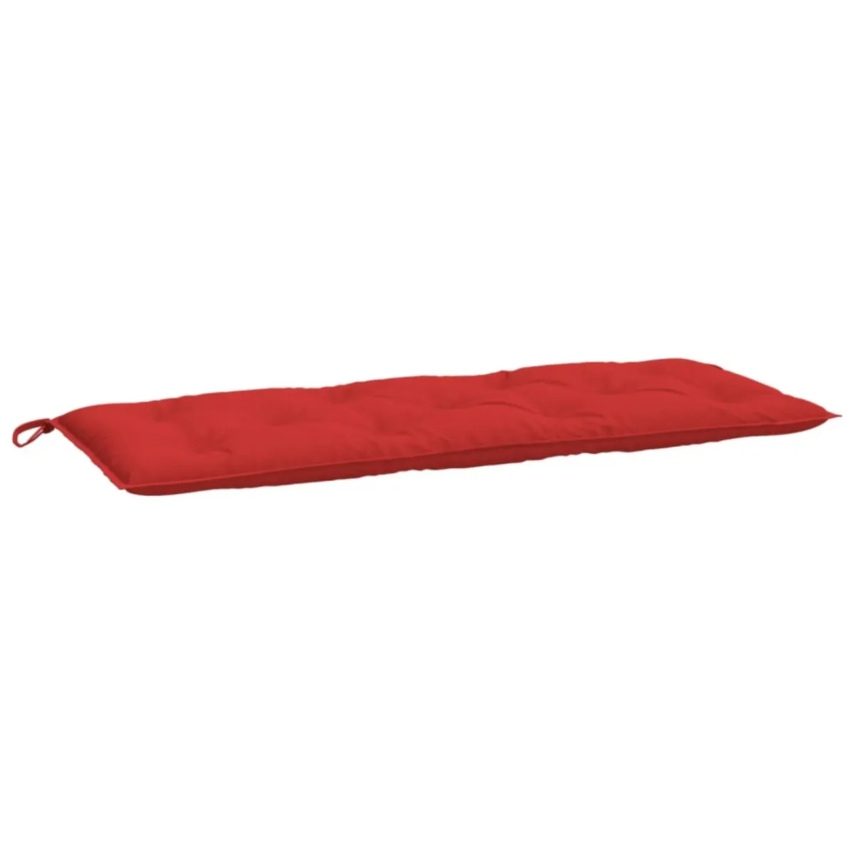 vidaXL Garden Bench Cushion - 47.2"x19.7" Oxford Fabric in Vibrant Red with Hollow Fiber Filling for Patio, Garden, Indoor and Outdoor Use