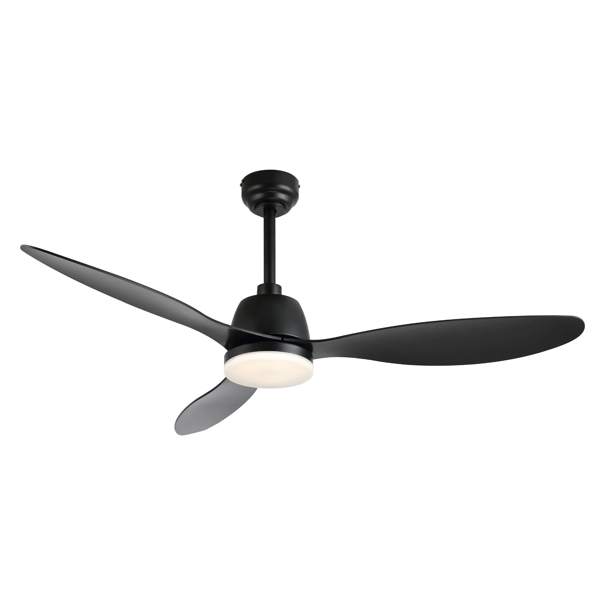 Audie Classic Industrial Iron/Plastic Integrated LED Ceiling Fan