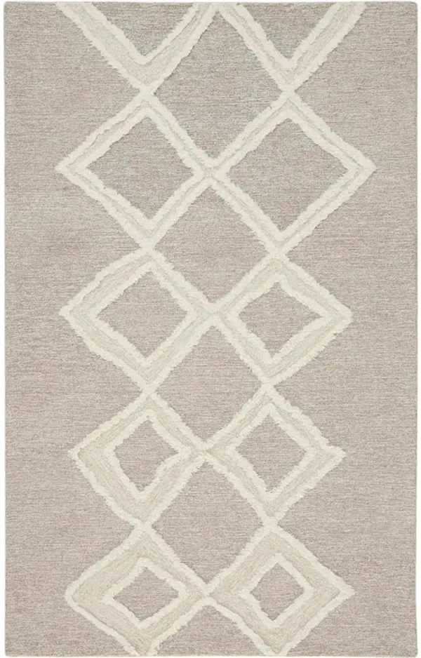 Anica 8009F Gray/Ivory 9' x 12' Rug