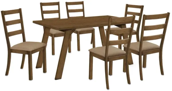 Monarch Specialties 1315, 60" Rectangular, Kitchen, Room, Veneer, Wood Legs, Transitional Dining Table-36"X 60" Brown Walnut, 59" L x 35.5" W x 30" H