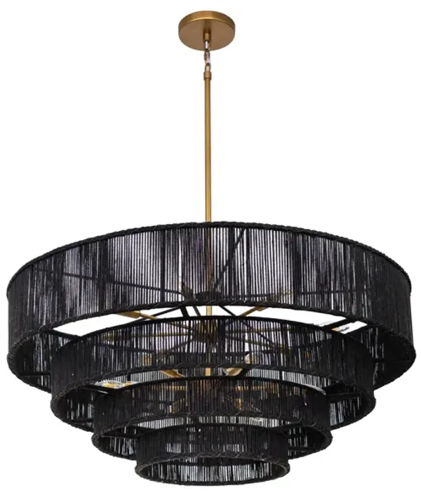 Lumina Black Chandelier