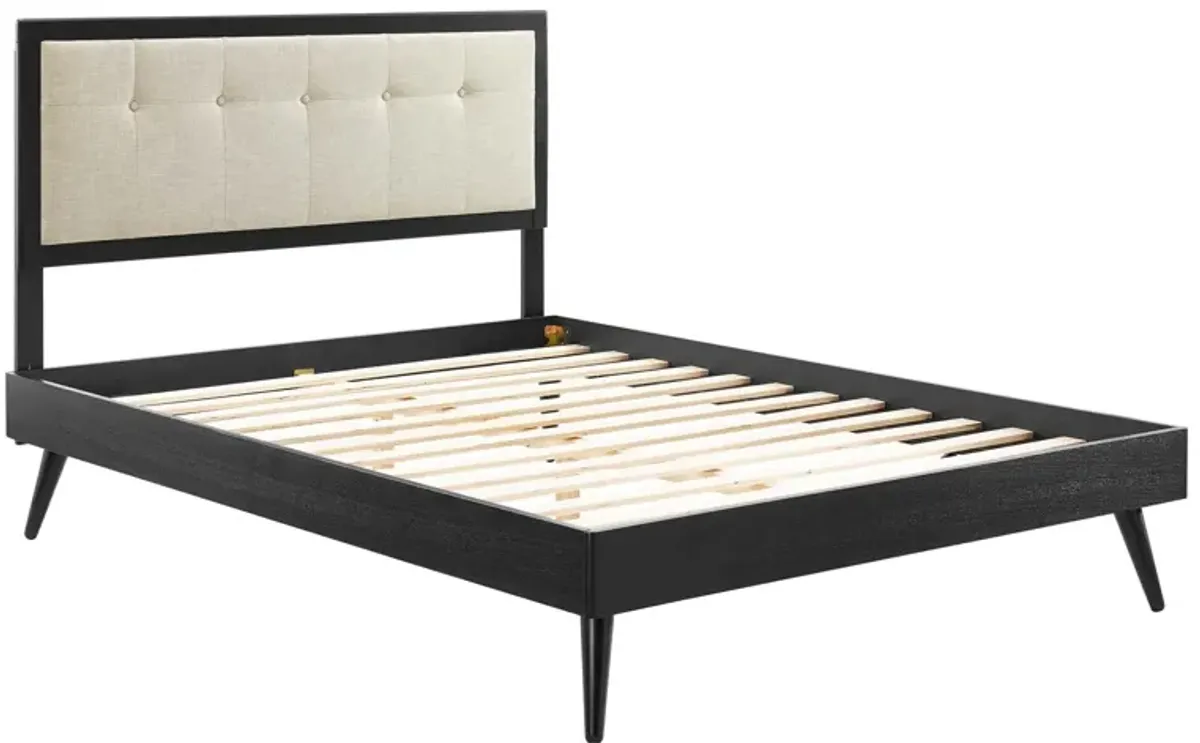 Modway - Willow King Wood Platform Bed with Splayed Legs