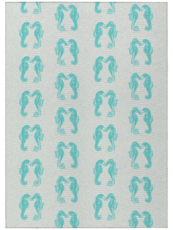 Seabreeze SZ15 Teal 30" x 46" Rug