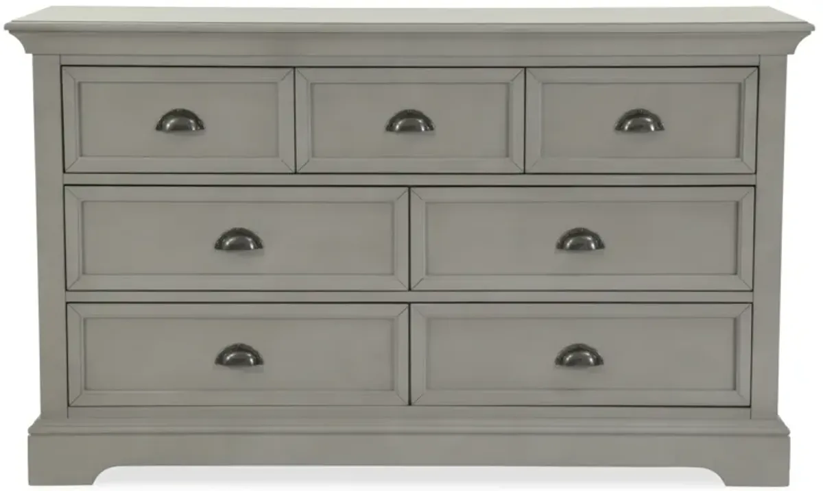 Tamarack 7-Drawer Dresser in Gray