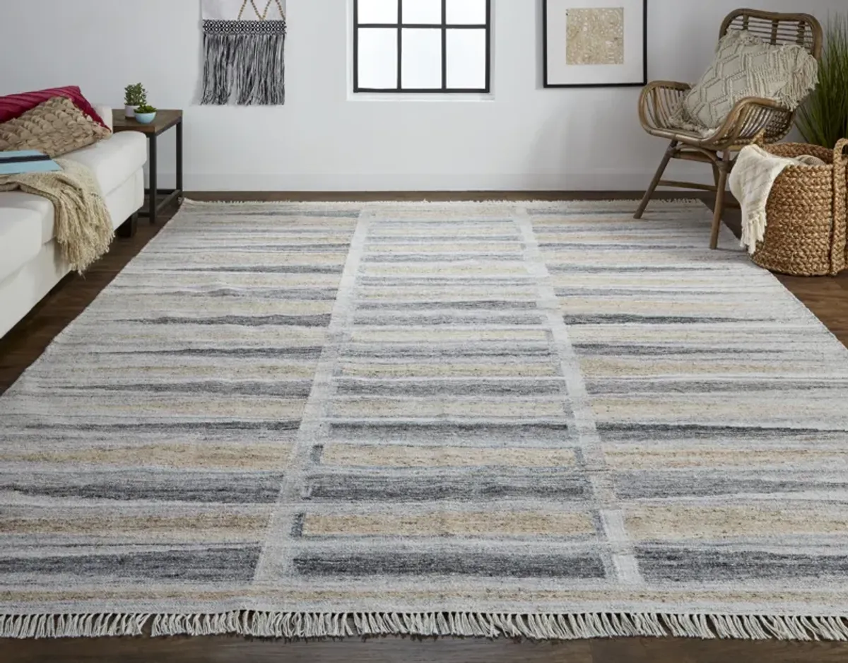 Beckett 0817F Tan/Gray/Taupe 2' x 3' Rug