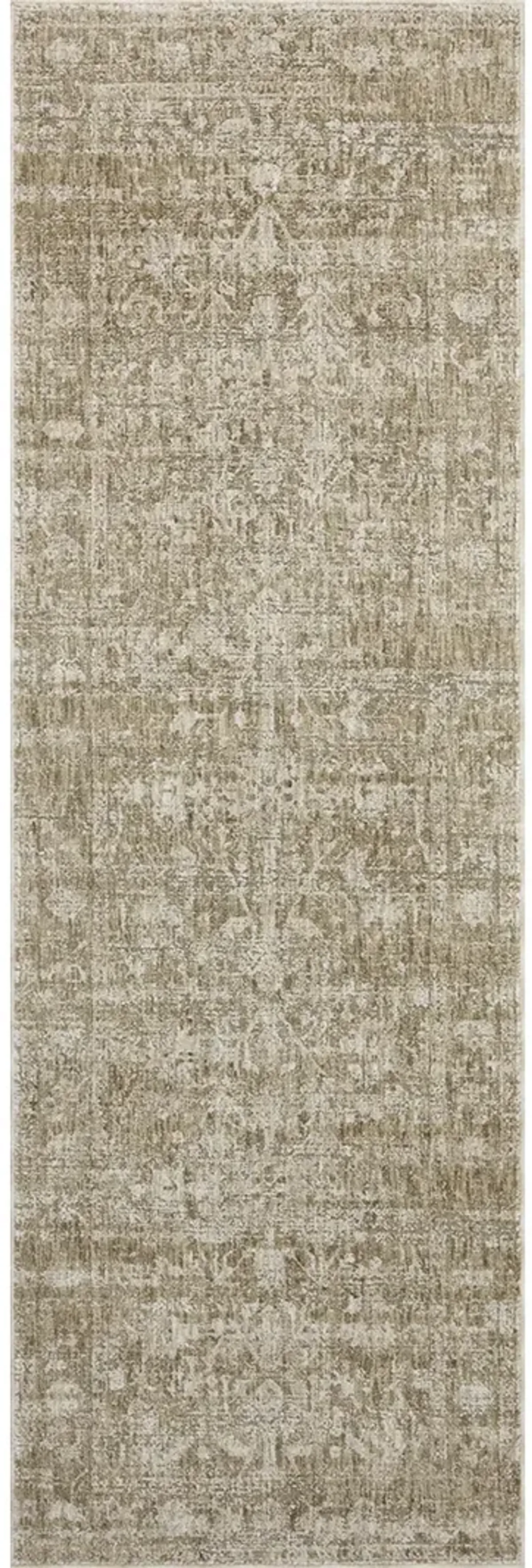 Honora Khaki/Beige 2'7" x 10'0" Runner Rug by Amber Lewis x Loloi