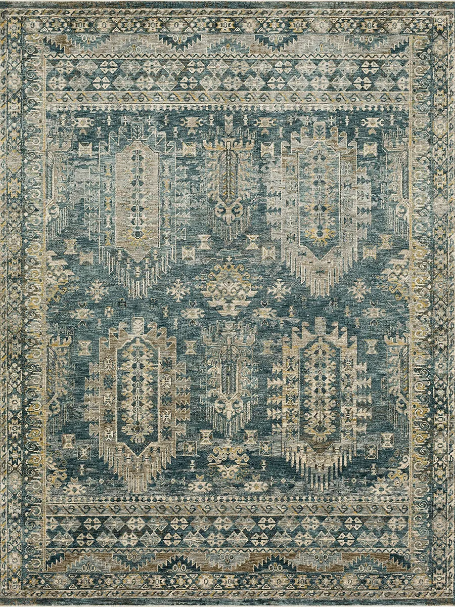 Marash Karamar Blue 2' 7" X 7' 3" Rug