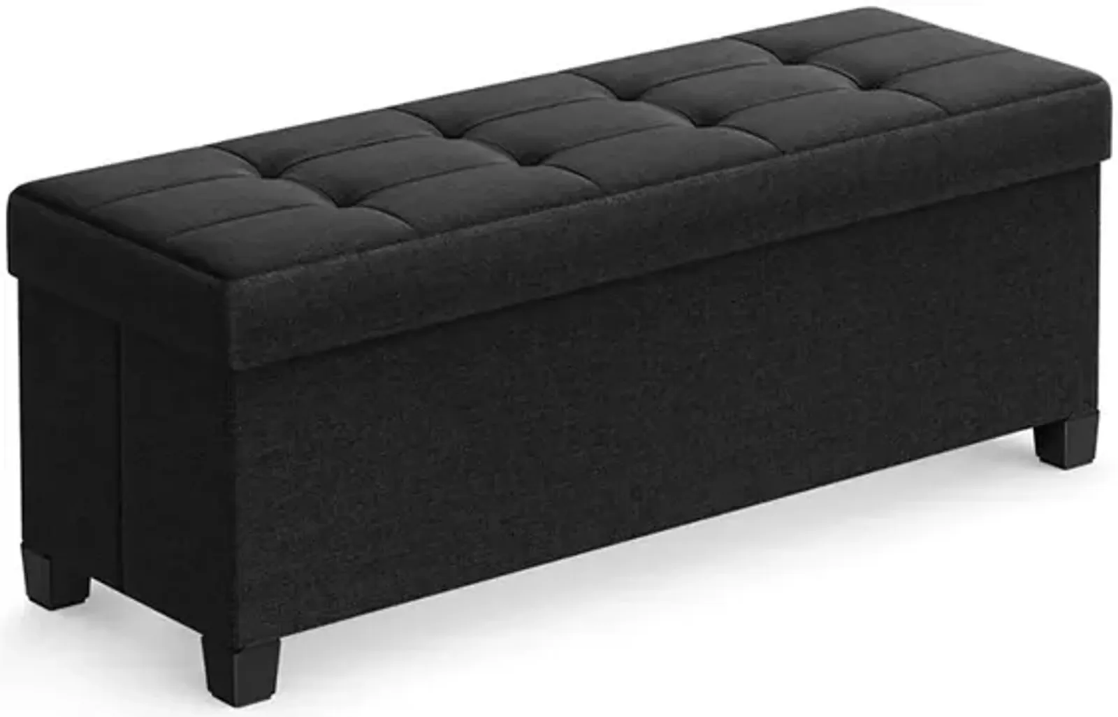 Storage Ottoman Bench for Bedroom, Living Room, or Entryway