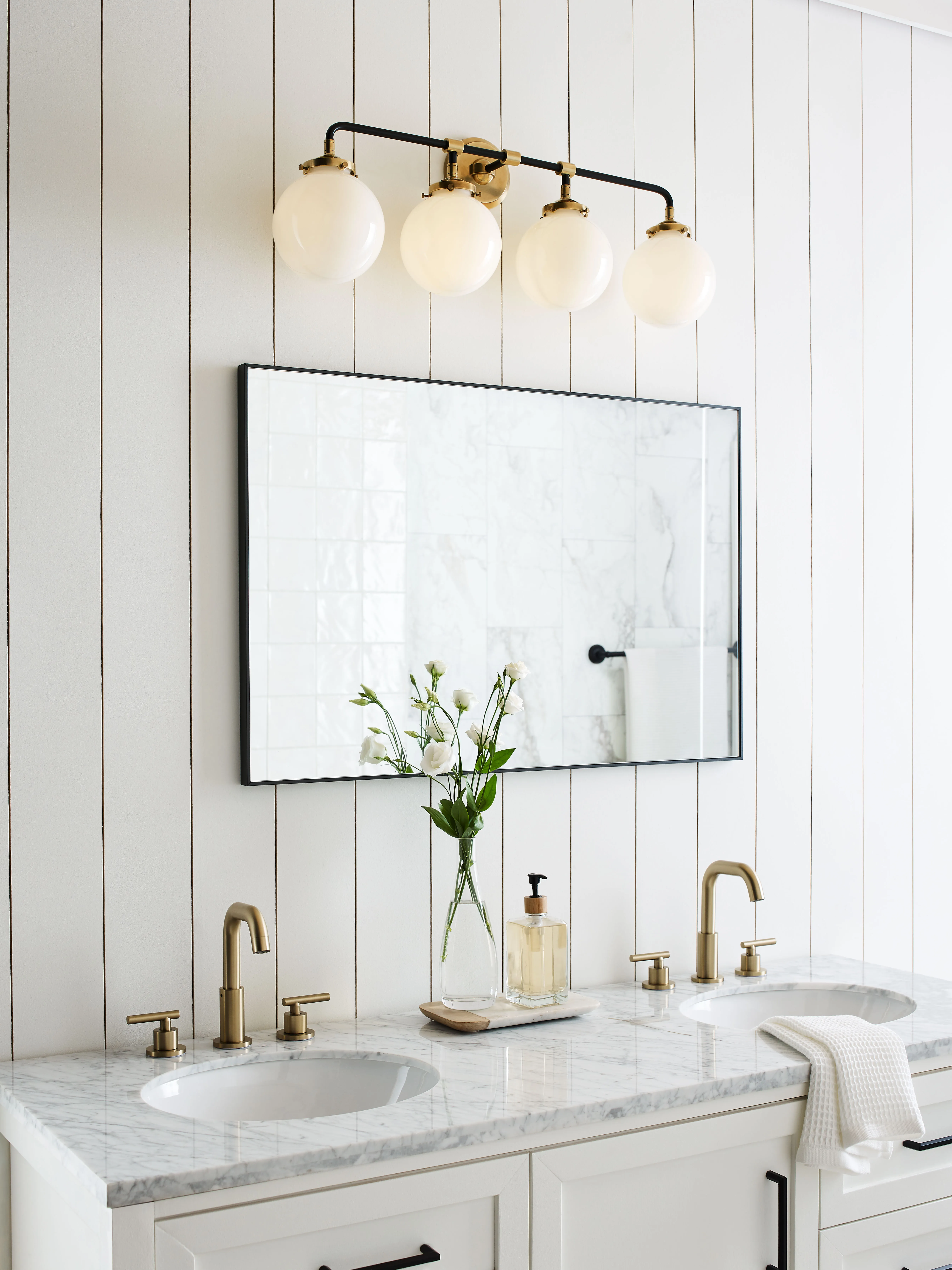 Bistro Four Light Bath Sconce