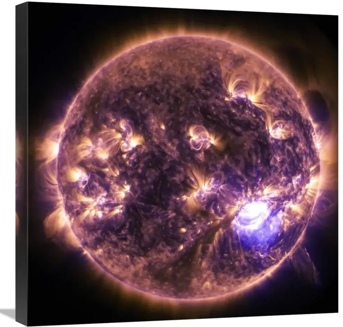 Solar Dynamics Observatory - December 19, 2014-Canvas Art-24x24