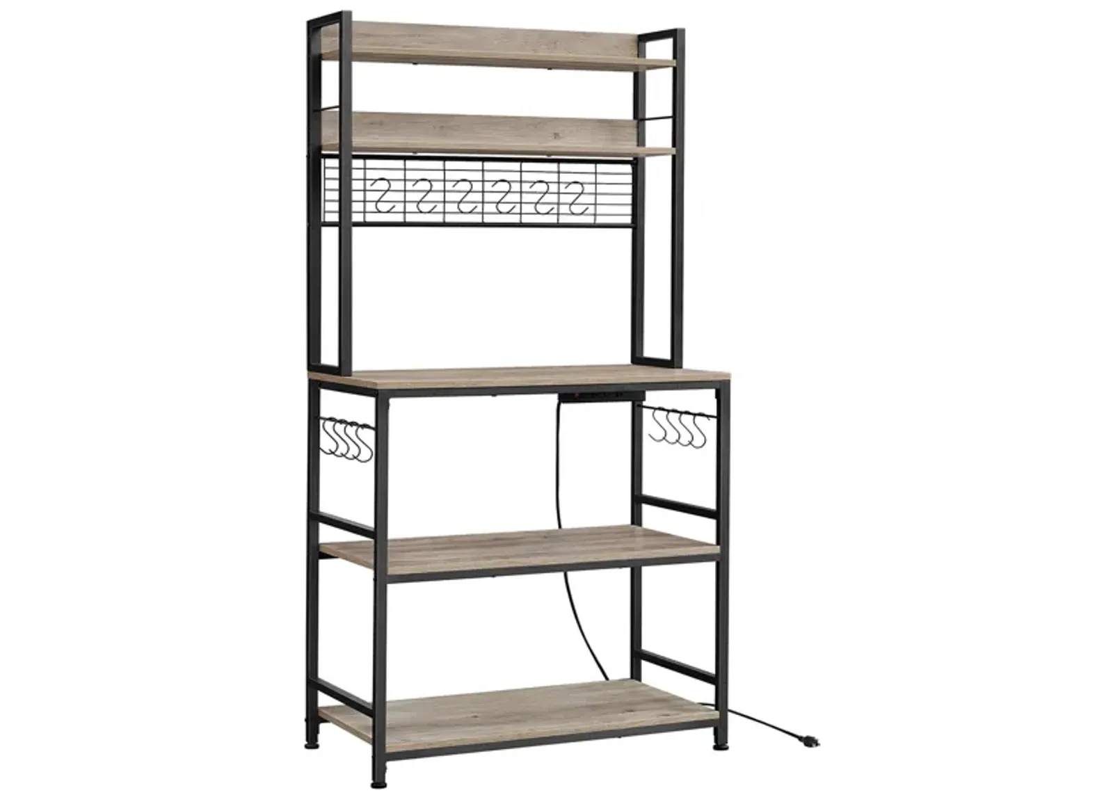 Bakers Rack with Power Outlet