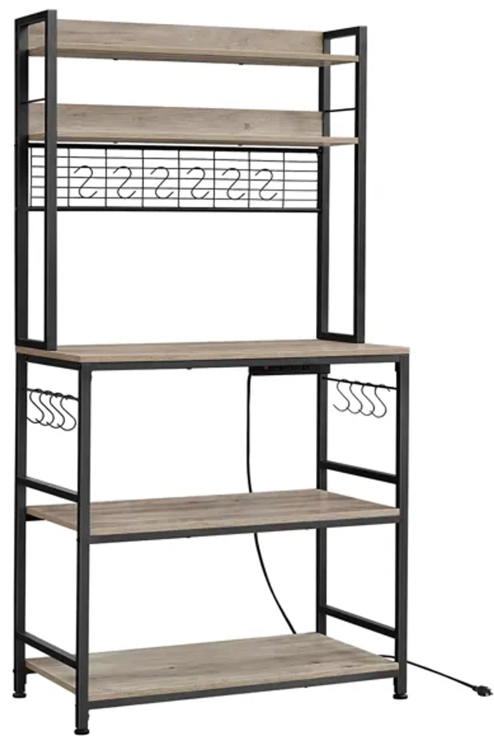 Bakers Rack with Power Outlet