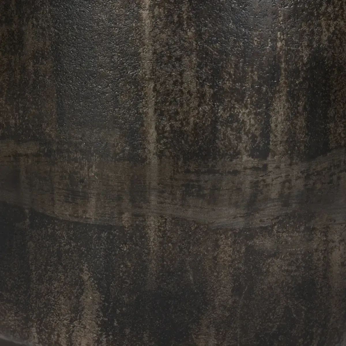 Venetia Distressed Bronze Outdoor End Table