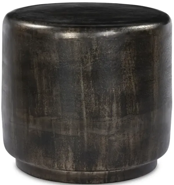 Venetia Distressed Bronze Outdoor End Table