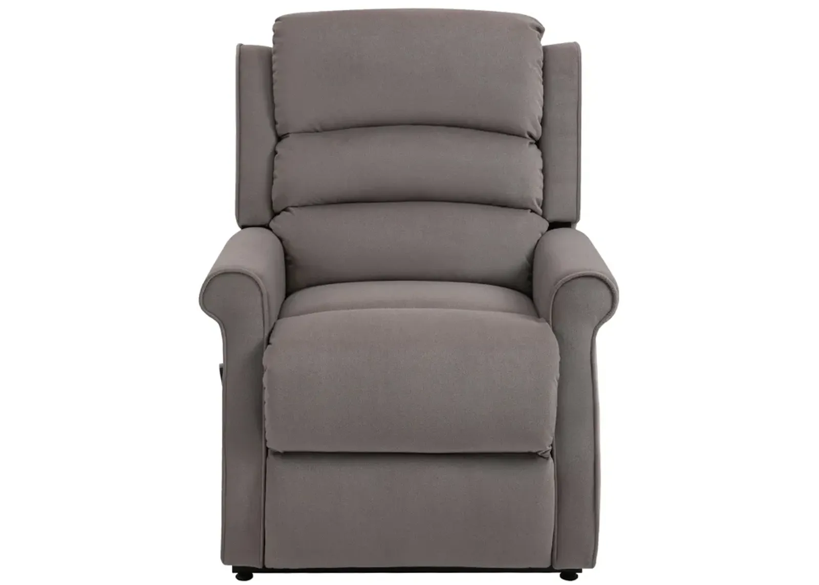 MONDAWE Chenille Fabric Power Lift Recliner Chair for Elderly with 8-Point Massage and Remote Control