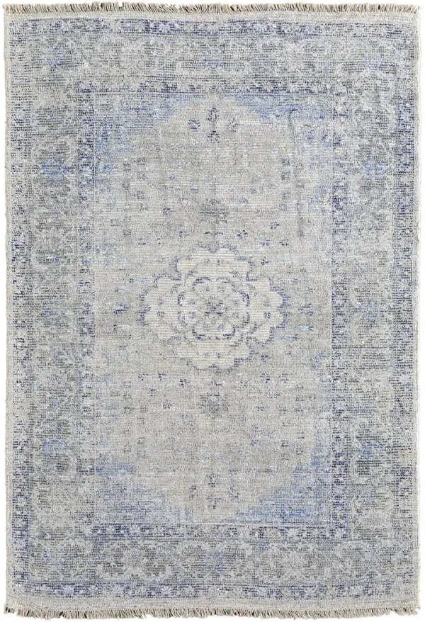 Caldwell 8108F Gray/Blue/Ivory 3'6" x 5'6" Rug