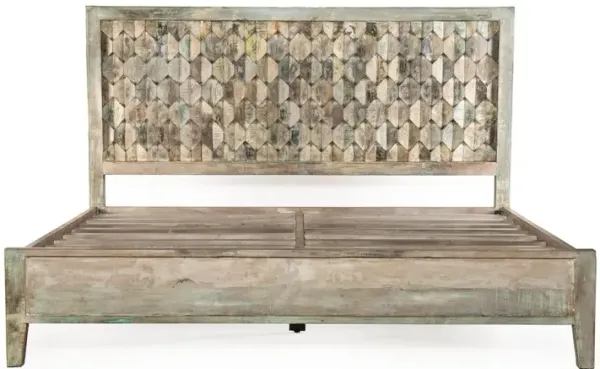World Interiors Cordoba Vintage Reclaimed Teak King Bed