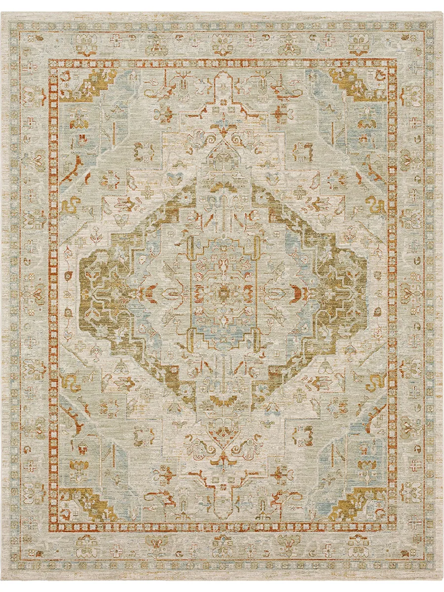 Adalia Kumra Cream 5' X 7' 6" Rug