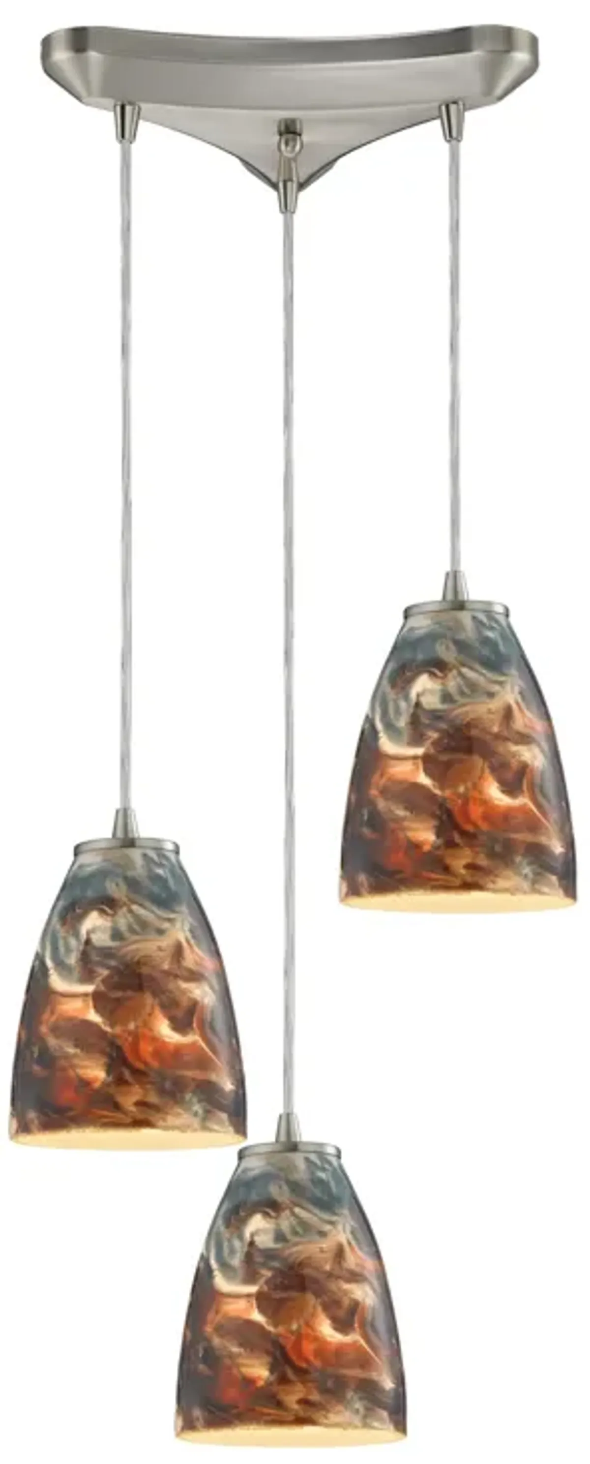 Abstractions Triangular Pendant