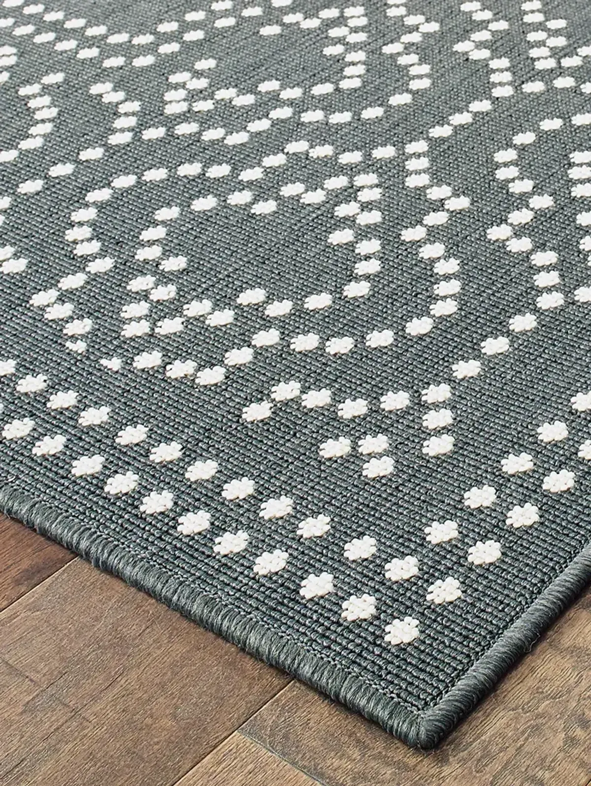 Marina 8'6" x 13' Grey Rug