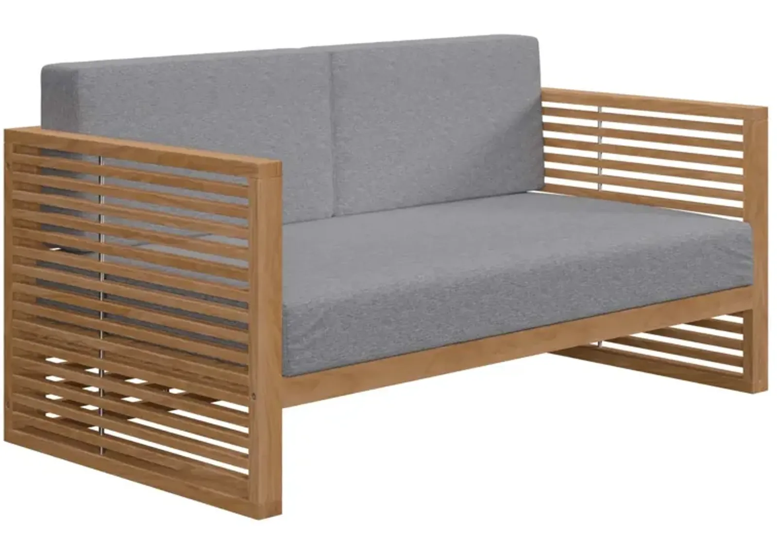 Modway - Carlsbad Teak Wood Outdoor Patio Loveseat