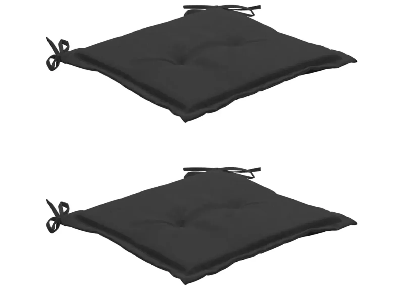 vidaXL Garden Chair Cushions 2 pcs Anthracite 19.7"x19.7"x1.2"