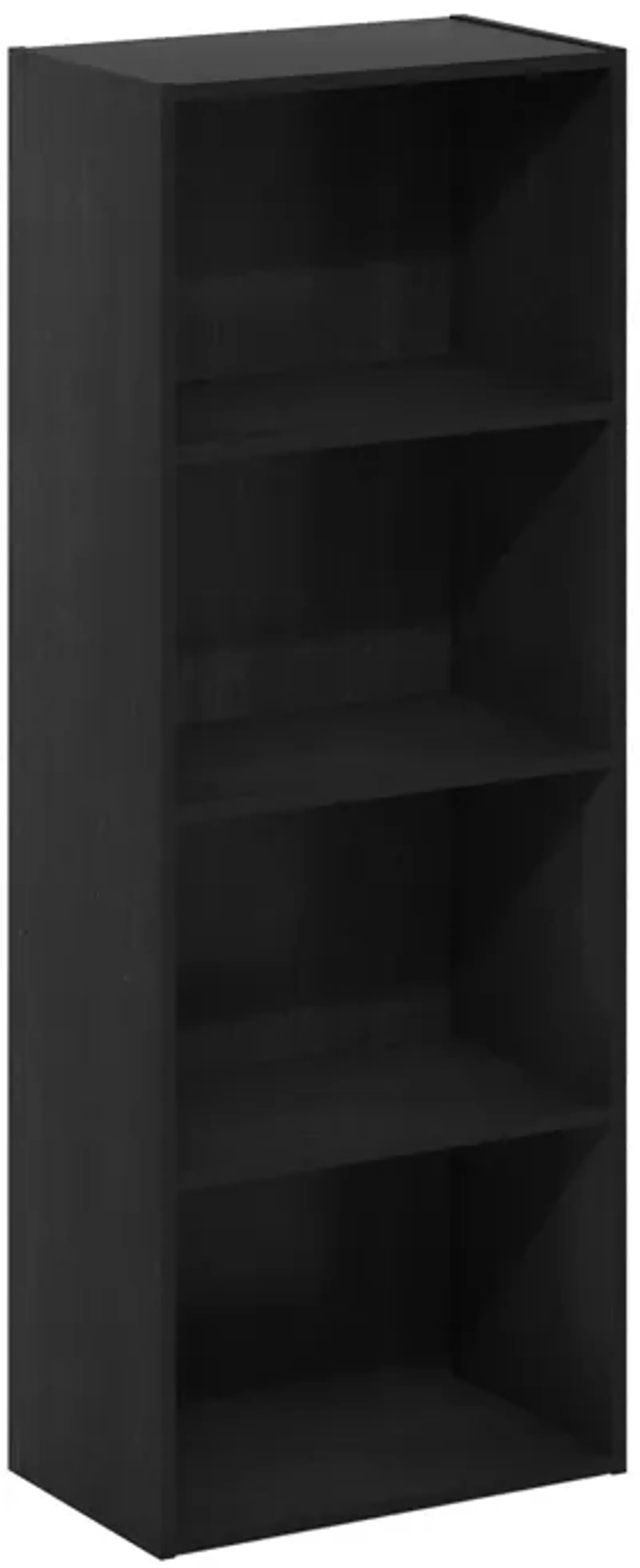 Furinno Luder Bookcase / Book / Storage, 4-Tier, Blackwood