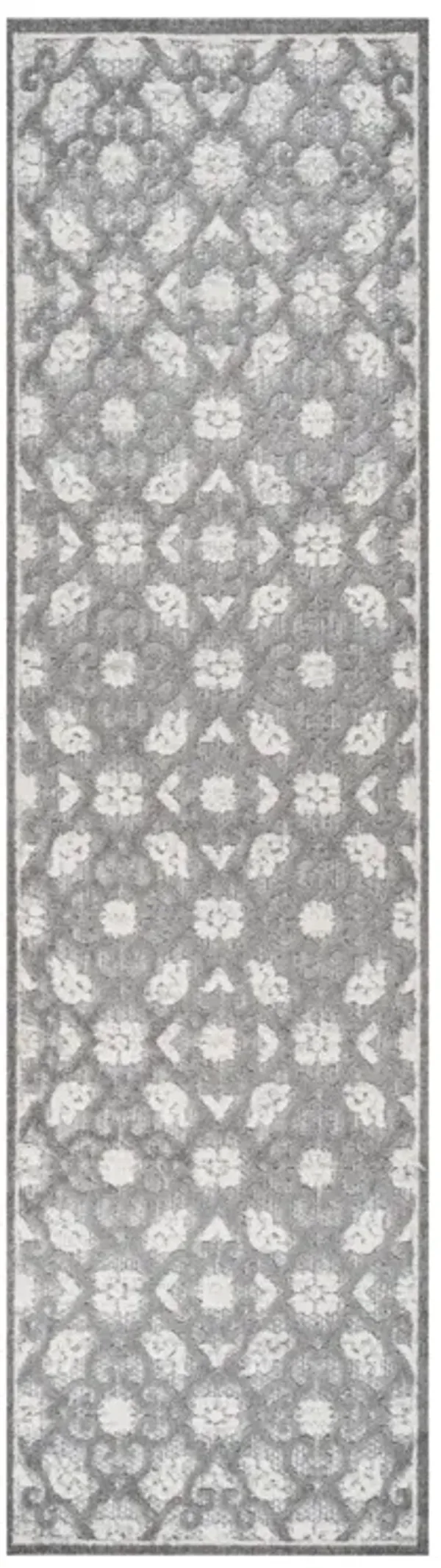 Gallia Tile Trellis High-Low Indoor/Outdoor Area Rug