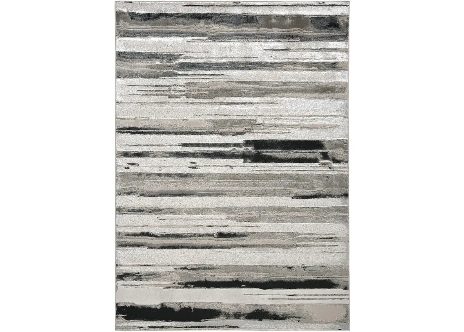 Micah 3049F Silver/Gray/Black 8' x 10' Rug