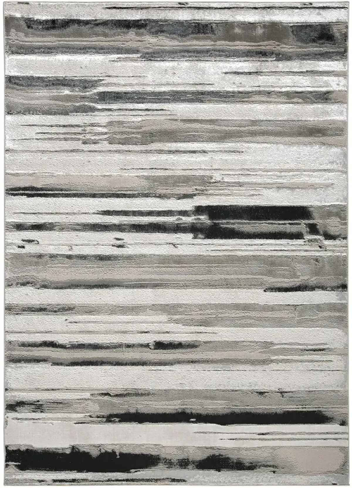 Micah 3049F Silver/Gray/Black 8' x 10' Rug