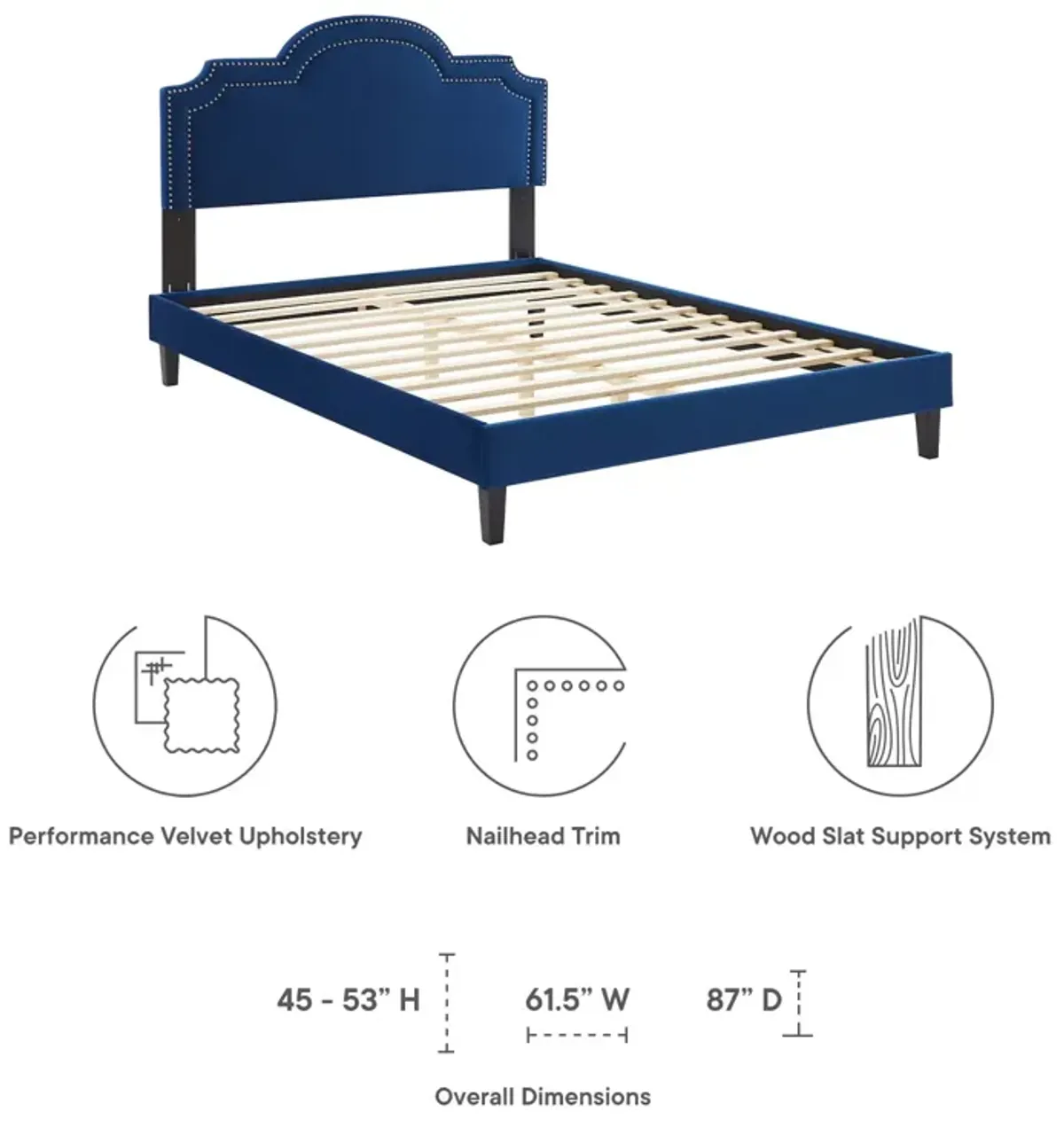 Modway - Aviana Performance Velvet Full Bed