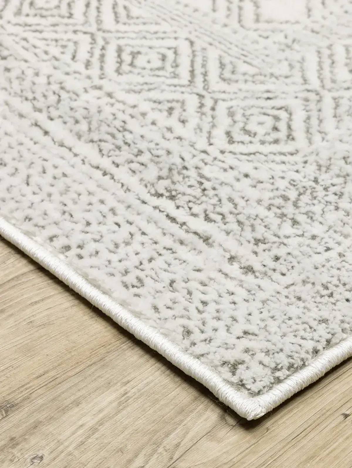 Montecito 9'10" x 12'10" Wht Rug