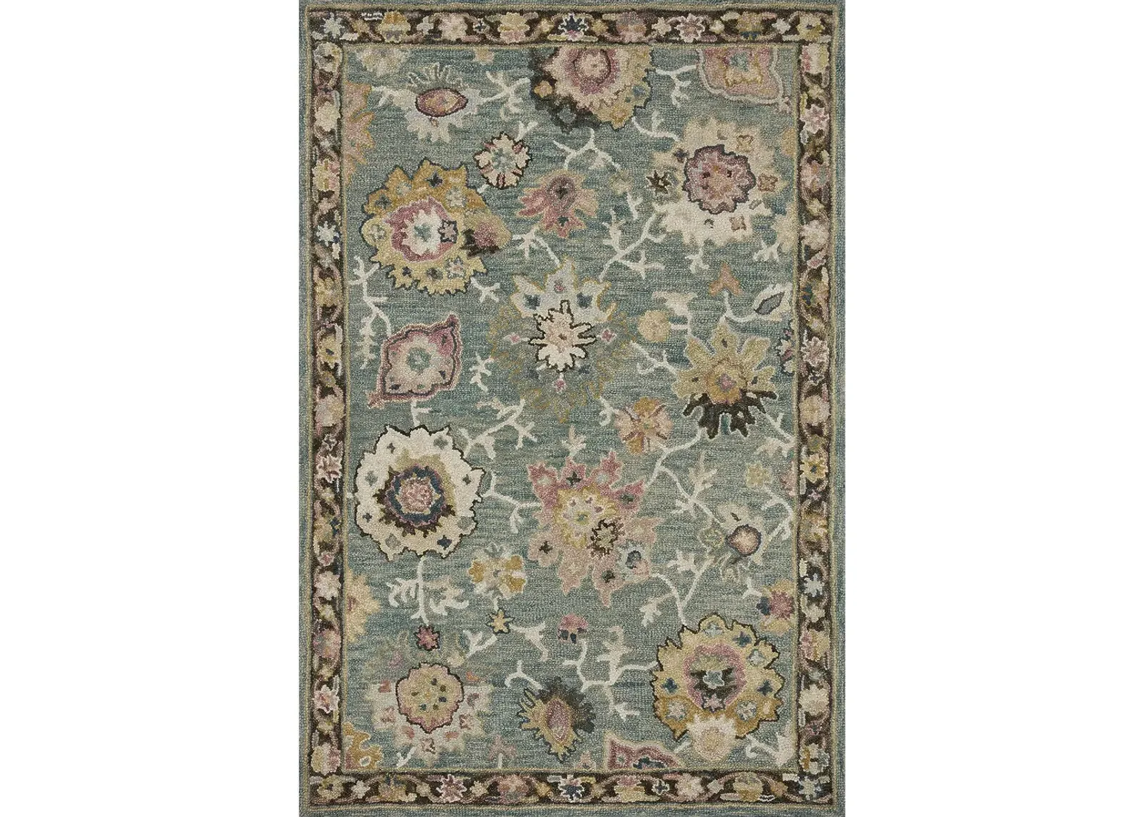 Padma PMA04 Teal/Multi 8'6" x 12' Rug