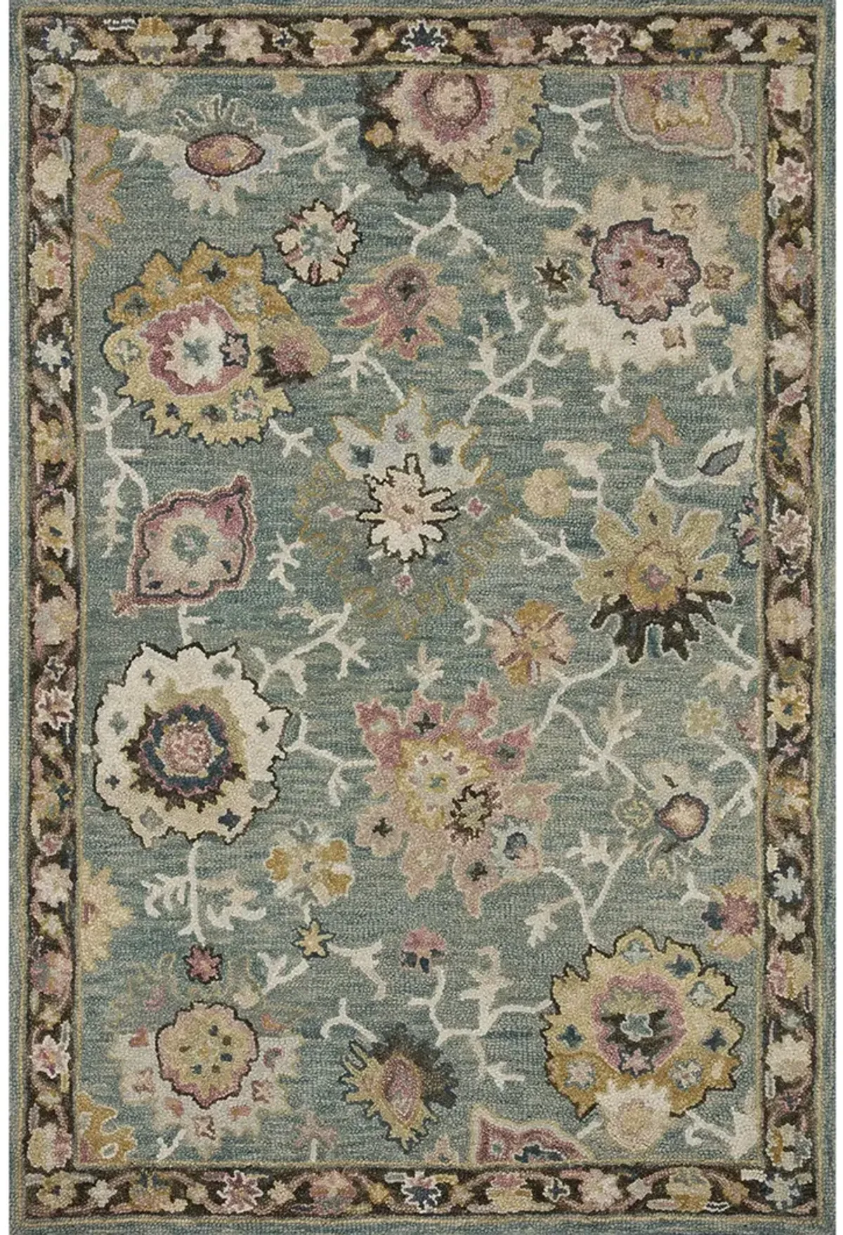 Padma PMA04 Teal/Multi 8'6" x 12' Rug