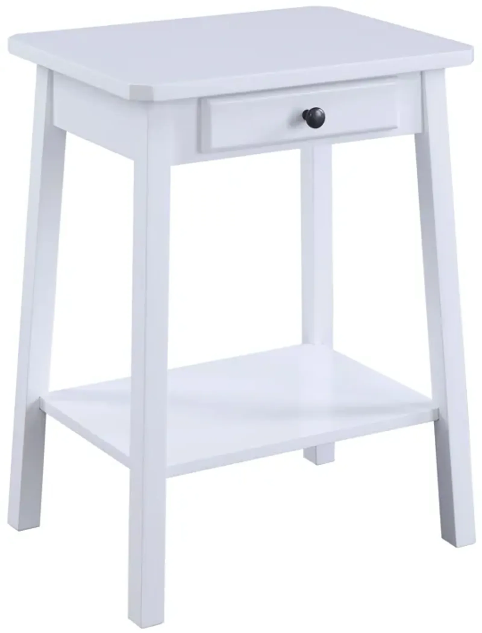 ACME Kaife Accent Table, White Finish