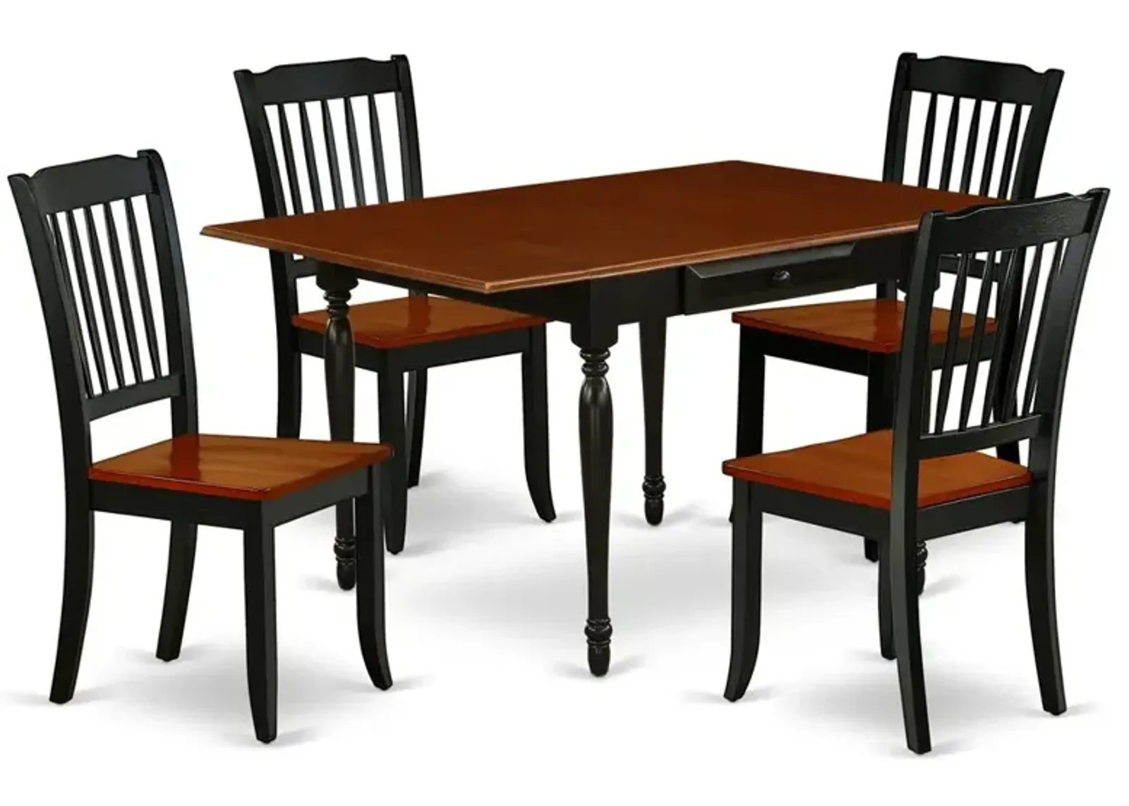 Dining Room Set Black & Cherry