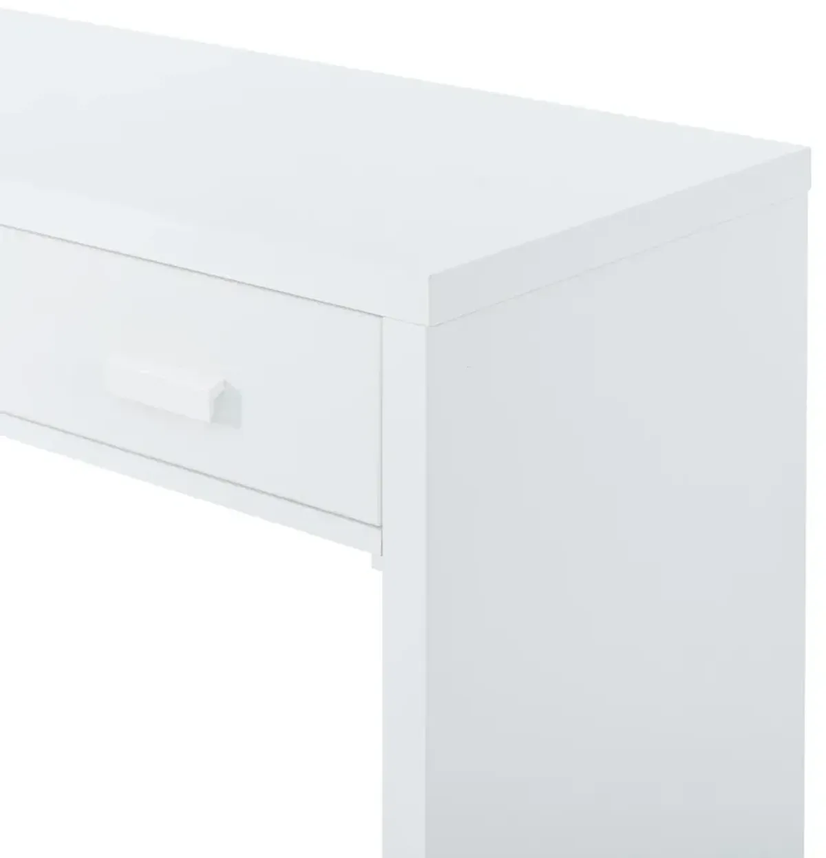 Merax Modern Minimalist Console Table with Four Drawers