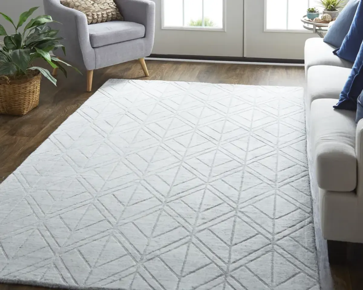 Redford 8847F White/Silver 3'6" x 5'6" Rug