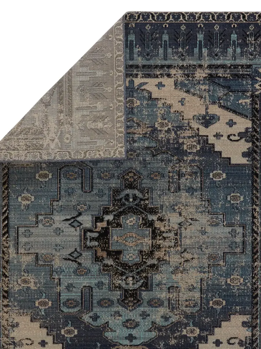 Polaris Cicero Blue 8'10" x 12' Rug