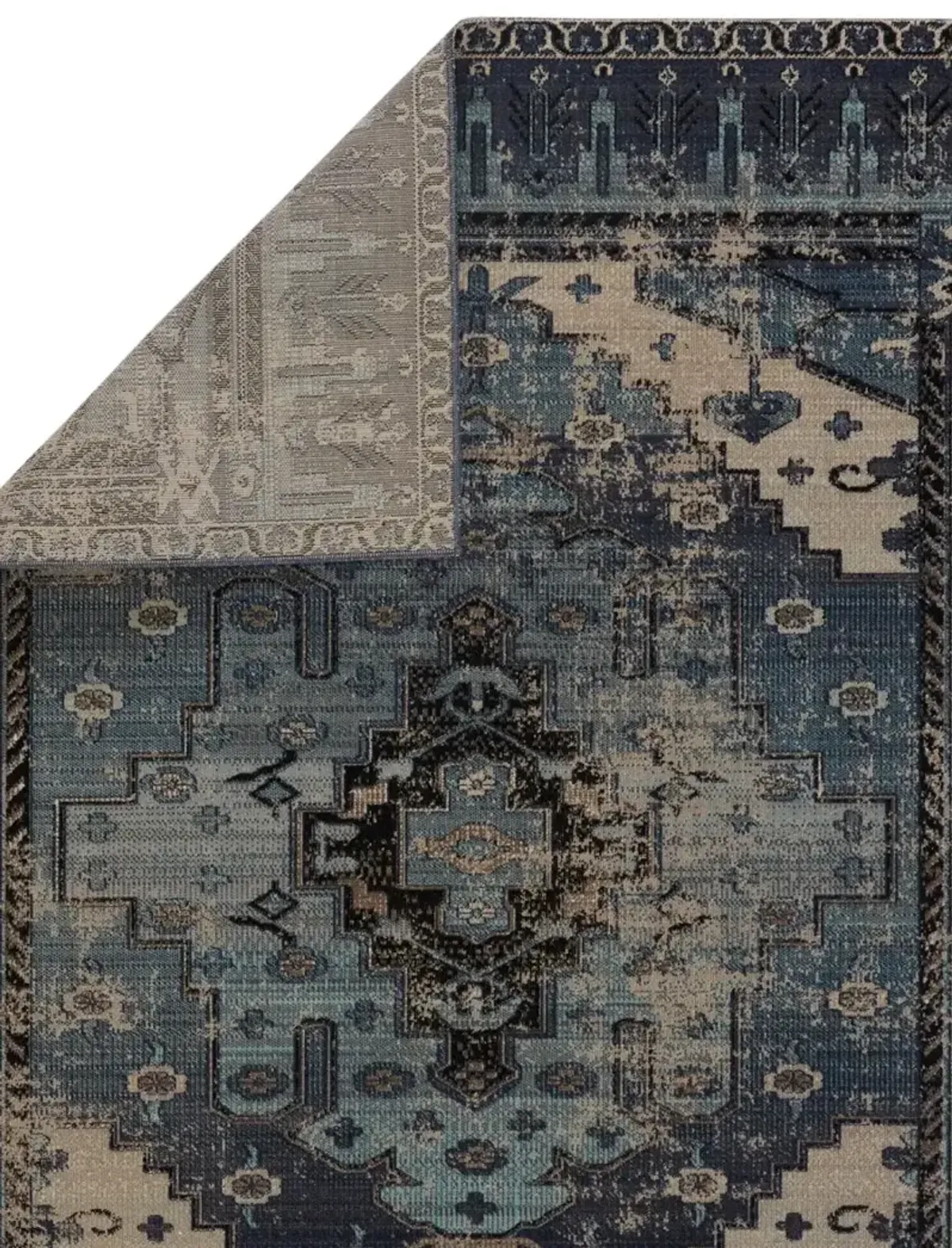 Polaris Cicero Blue 8'10" x 12' Rug